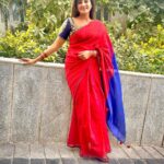 Nimeshika Radhakrishnan Instagram - Being peaceful ✌🏻is the next level of deep intense ❤️. Outfit by : @zinas_sales_boutique