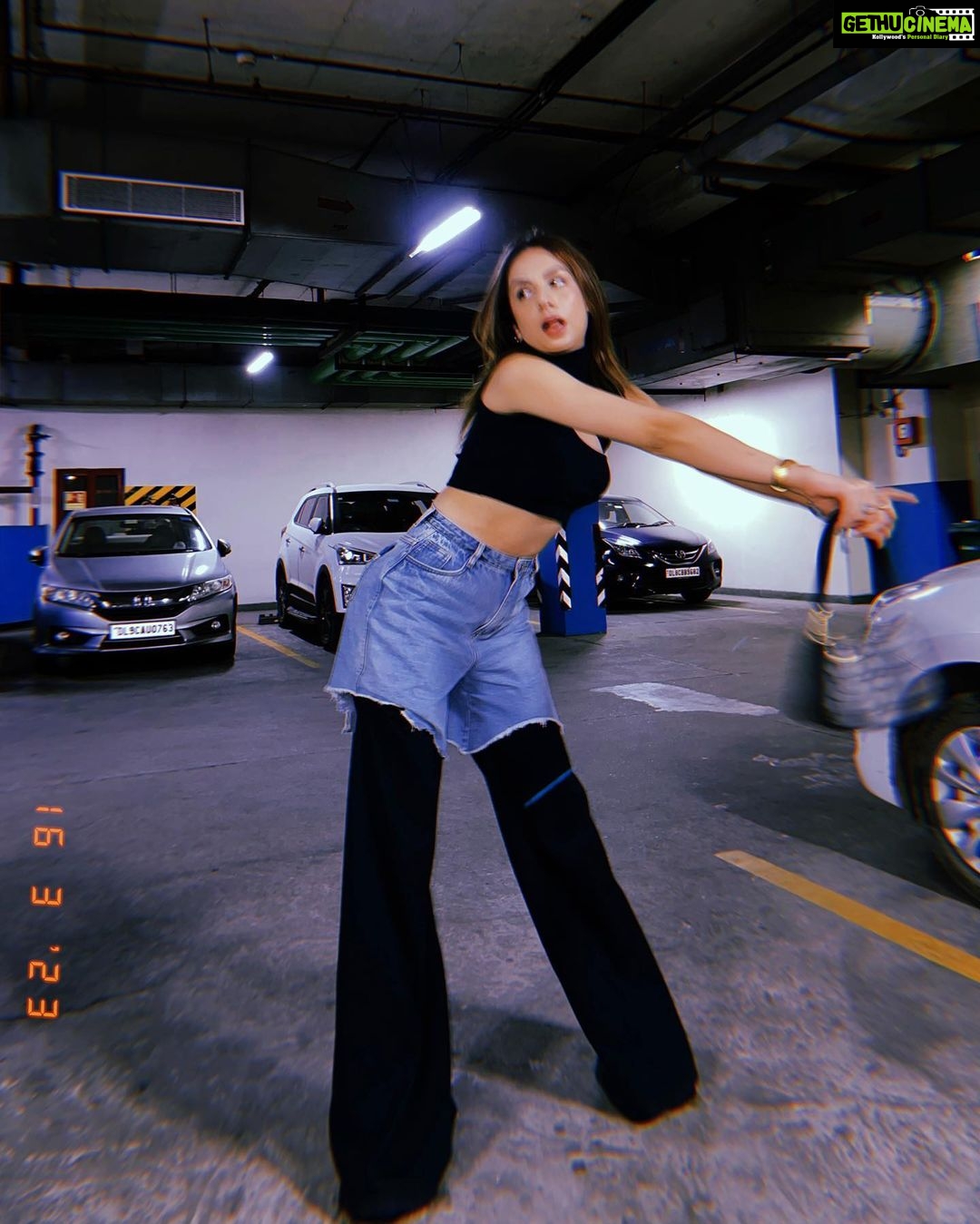 Nitibha Kaul Instagram - Took my @politesociety_official to the parking lot last night Delhi, India