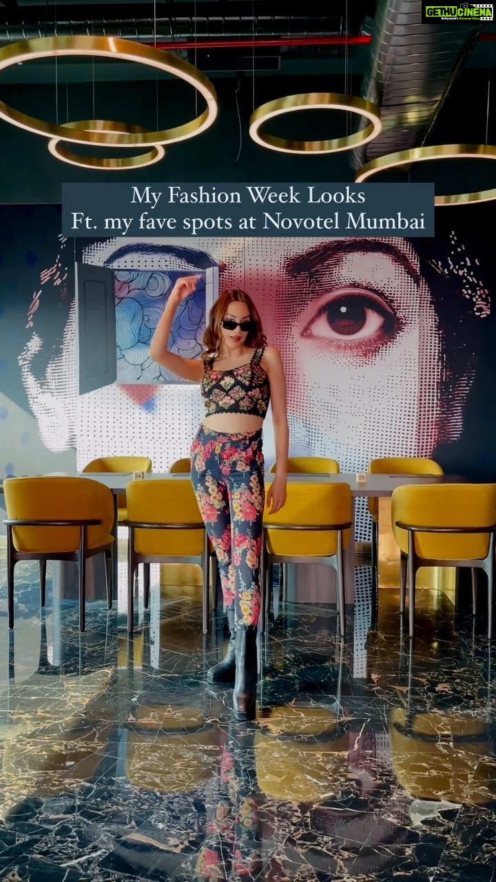 Nitibha Kaul Instagram - All my fashion week looks at my gorgeous home away from home in Mumbai @novotelmumbaiairport š¤ Which one is your favourite? Look 1 @rannagill Look 2 @officialsaishashinde Look 3 @limerickofficial Look 4 @namratajoshipura Look 5 @siddharthabansal_ Look 6 @sameermadan_official Look 7 @siddartha_tytler