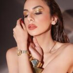 Nitibha Kaul Instagram - The memo was gold ✨ Check out the latest collection of Guess watches and stay ahead of time with their youthful & fun timepieces 💛 #GuessWatches #SparkleWithGuess #Bejeweled #ad @guesswatches Delhi, India