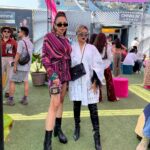 Nitibha Kaul Instagram - Day 1 at @lakmefashionwk was all about the Bombay sun, meeting old friends, making new ones and a fitting display of some of India’s best design houses Attended & wore the stunning @siddharthabansal_ @sameermadan_official & @limerickofficial today #LFW #NKAtLFW #LakmeFashionWeek #FashionForward #FashionWeek Mumbai, Maharashtra