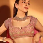 Nitibha Kaul Instagram - Pretty in Pink 💕 Shoot for @fablookmagazine Styled by @milliarora7777 Assisted by @mitushigupta Wearing @falsheb Jewelry @opsjewels_official Mua @sapnachugh1 Hair @neelamsagarmakeover Shot by @shutterstrings