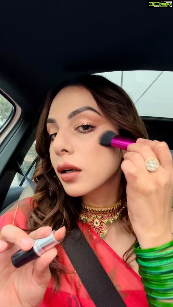 Nitibha Kaul Instagram - GRWM for my friend’s Wedding ❤️ (in my car Part 2!) ft. @ssbeauty Its giving last minute shaadi glam 🫠✨ Should I do more of these videos? Let me know in the comments. Necklace - @shoppaksha ✨ Products used - @clinique_in Moisturize Surge 100H Auto-Replenishing Hydrator @smashboxindia Studio Skin 24 Hour Wear Hydra Foundation @anastasiabeverlyhills_india Translucent Loose Setting Powder Anastasia Beverly Hills Primrose Eyeshadow Palette @esteelauderin Sumptuous Extreme Lash Multiplying Volume Mascara @maccosmeticsindia Matte Lipstick - Taupe @bobbibrownindia Highlighting Powder @maccosmeticsindia Fix + Shop for all these products on @ssbeauty and @shoppers_stop and get the best for your next shaadi look! #SSBeauty #ShoppersStop #SSBeautyBrigade #Ad