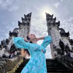 Nitibha Kaul Instagram - ✨The Gates of Heaven ✨ . Dress by @ruttbyshrutika #NkInBali #GateOfHeavenBali #LempuyangTemple #Bali #NKTravels #BaliBible #BaliTour Gates of Heaven, Lempuyang,