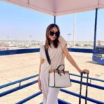 Nitibha Kaul Instagram - Off to Goa for 8 days for a mindfulness retreat ✈️ #NKTravels #NKInGoa #ComfyAirportLook #Goa