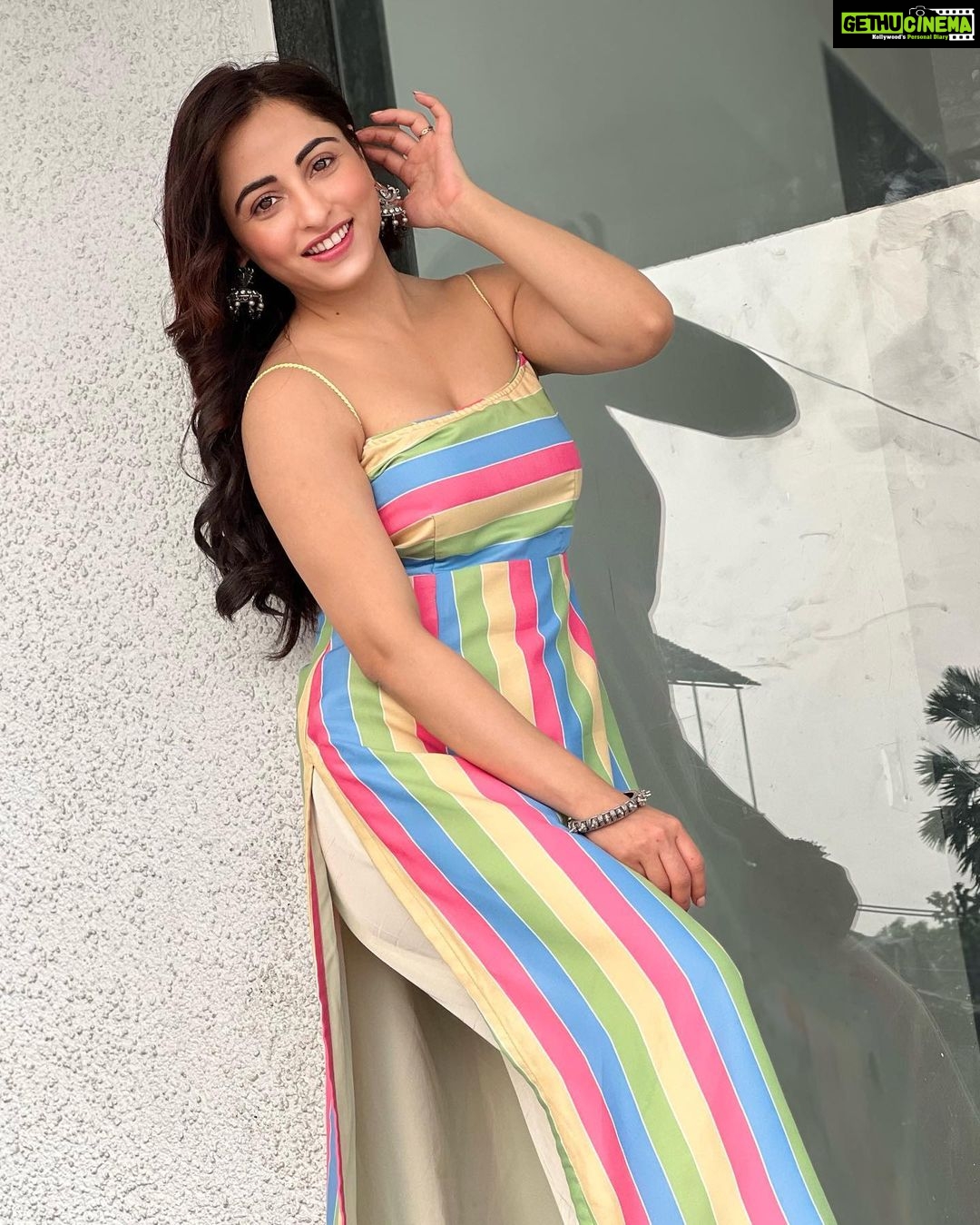 Niyati Fatnani Instagram - Blue Skies for YOU & I 🦋 . . . . . #dearishqonhotstar #asmitaroy #romance #web #ott #staytuned #niyatifatnani