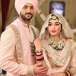 Niyati Fatnani Instagram - Kya Bolte ho, karloon Chichad Singh se Shaadi? 😉 -Ginny Grewal . . . . . #gityawedding #ginnigrewal #aditya #channamereya #gitya #inshoot #niyatifatnani #bridal