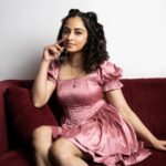Niyati Fatnani Instagram - Starting my week in Pink🍭🎀💕🌸💓🍨 Stylist: @styling.your.soul Outfit: @myclo.in Pr: @socialpinnaclepr Shot by: @van_photography @_megapixelphotography MUA: @prettymessbykhyati Hair Artist: @kanizfatima_hairstylist Location: @byou.in . . . #pink #mood #love #cute #curls #monday #niyatifatnani