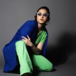 Niyati Fatnani Instagram - Wearing shades coz mah gaze can kill😝😎😉 . . . . . #swag #2023 #style #lookingforward #goodvibesalways #tuesday #niyatifatnani