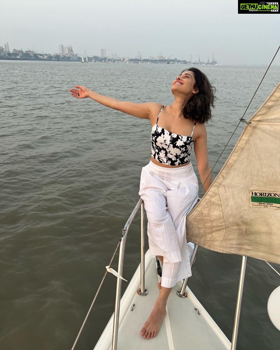 Nushrratt Bharuccha Instagram - Sailing into 2023!! Wind in my hair.. warmth in my Heart.. 2022 you were special and will be remembered fondly 🤍