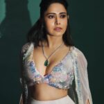 Nushrratt Bharuccha Instagram - The White Swan 🦢 Outfit @monikanidhii Necklace @azotiique Stylist @nidhijeswani Makeup @vardannayak Hair @susanemmanuelhairstylist Photographer @amey_ghatge