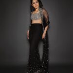 Nushrratt Bharuccha Instagram - ◾️Black Magic◾️ Outfit @labelprernamehra Jewelry @sachdeva.ritika Stylist @nidhijeswani Makeup @vardannayak Hair @susanemmanuelhairstylist Photographer @amey_ghatge