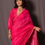 Nushrratt Bharuccha Instagram - 🌺 Saree @ridhimehraofficial Neckpiece @azotiique Stylist @nidhijeswani Makeup @vardannayak Hairstylist @cheemabaljit2 Photographer @kausttubh_kambhhle