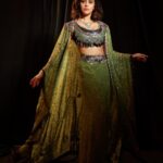 Nushrratt Bharuccha Instagram - 🍀 Diwali Nights 💫 Outfit @nupurkanoiofficial Neckpiece @azotiique Cuff @urbanthesaurus_jewellery Makeup @vardannayak Hair @ashwini_hairstylist Photos @shivamguptaphotography