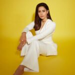 Nushrratt Bharuccha Instagram – 💛🌼🤍

Pant suit @woolboxofficial 
Jewelry @the_loom_art 

Stylist @nidhijeswani 

Makeup @tanvismarathe 
Hair @ashwini_hairstylist 

Photographer @shivamguptaphotography