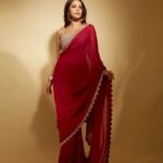 Nushrratt Bharuccha Instagram - Having a bad day? Well I am here to change it 💁🏻‍♀️ Saree @bhumikasharmaofficial Jewelry @neetaboochrajewellery Stylist @nidhijeswani Makeup @tanvismarathe Hair @ashwini_hairstylist Photos @shivamguptaphotography