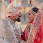 Nushrratt Bharuccha Instagram - May the love and happiness shower over y’all like this for a lifetime! Congratulations Mere Do Anmol Ratan! @alisha_vaid #LuvRanjan