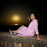 Nushrratt Bharuccha Instagram - Hanging here for the night! #MoonLove Shot on my new IPhone 13 Pro Max 😍 @apple