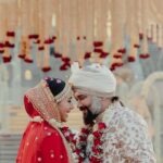 Nushrratt Bharuccha Instagram - May the love and happiness shower over y’all like this for a lifetime! Congratulations Mere Do Anmol Ratan! @alisha_vaid #LuvRanjan