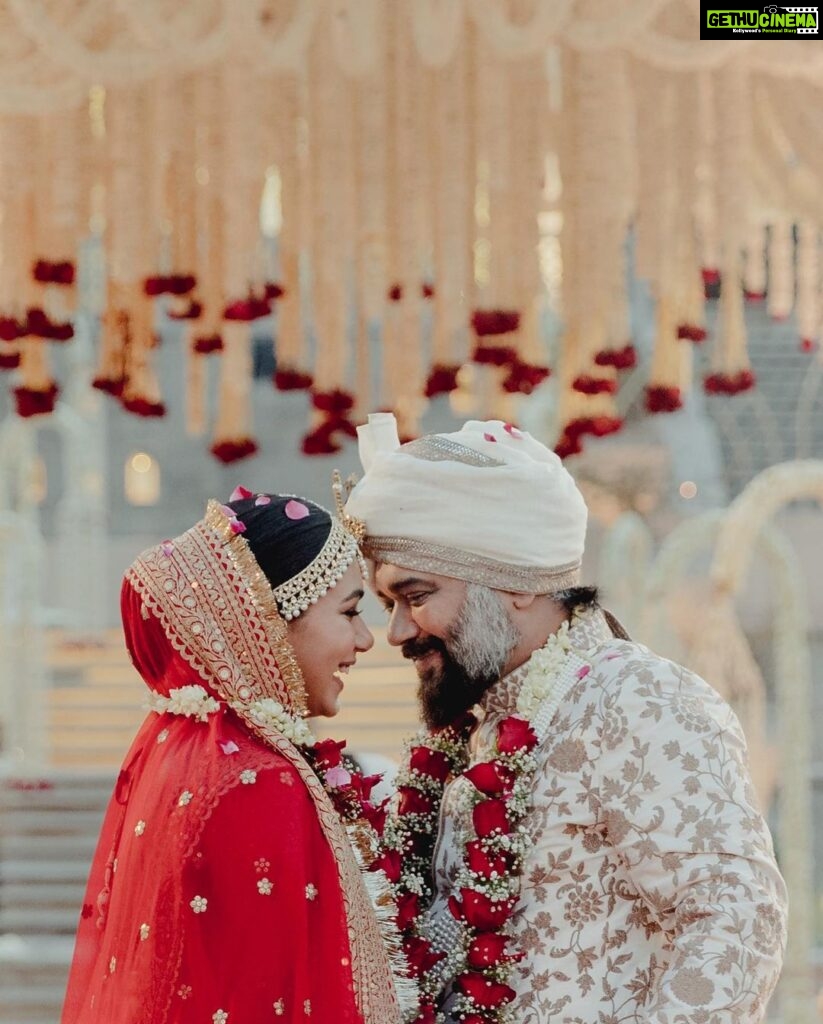 Nushrratt Bharuccha Instagram - May the love and happiness shower over y’all like this for a lifetime! Congratulations Mere Do Anmol Ratan! @alisha_vaid #LuvRanjan