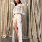 Nushrratt Bharuccha Instagram - 🕊 Outfit @cheriedofficial Earrings @jet_gems Stylist @nidhijeswani Makeup @tanvismarathe Hair @ashwini_hairstylist