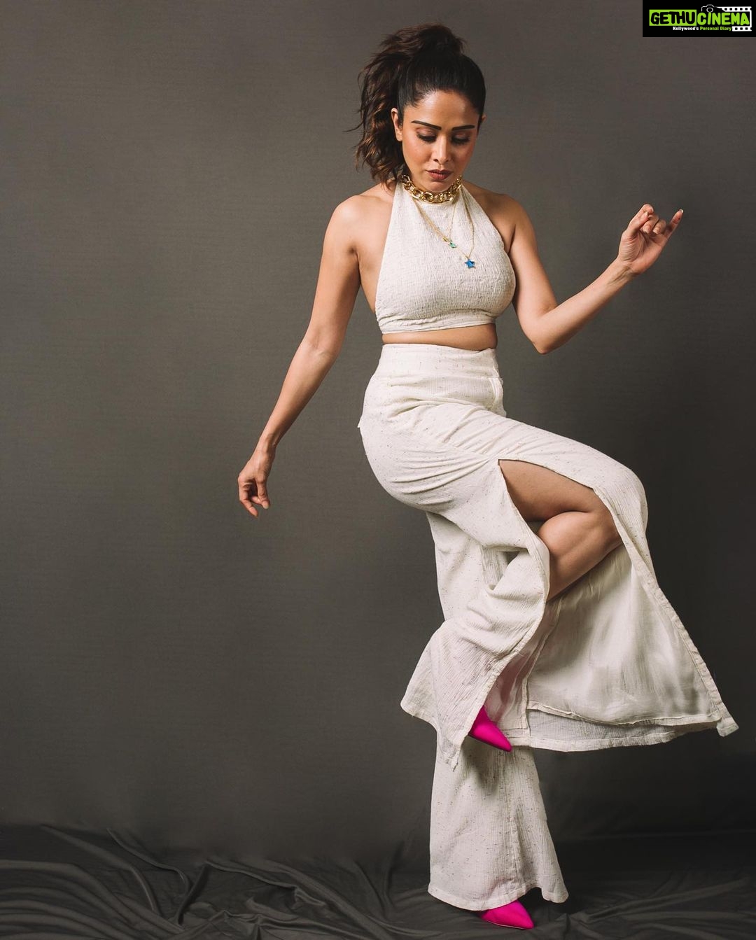 Nushrratt Bharuccha Instagram - 🦄 Separates @pinnacle_by_shrutisancheti Choker @azotiique Neckpieces @aditi_bhatt Stylist @nidhijeswani Makeup @tanvismarathe Hair @ashwini_hairstylist Photographer @themihirthakkar