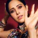 Nushrratt Bharuccha Instagram - What do you see… Outfit @karishmakhandujabareilly Jewelry @amrapalijewels Stylist @nidhijeswani Makeup @vardannayak Hair @ashwini_hairstylist Photographer @shivamguptaphotography