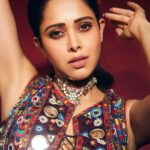 Nushrratt Bharuccha Instagram - What do you see… Outfit @karishmakhandujabareilly Jewelry @amrapalijewels Stylist @nidhijeswani Makeup @vardannayak Hair @ashwini_hairstylist Photographer @shivamguptaphotography
