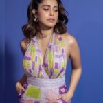 Nushrratt Bharuccha Instagram - 🦄🍭 Outfit @nirmooha Earrings @bblinggbymeghana Rings @shopanatina @aditi_bhatt Stylist @nidhijeswani Makeup @vardannayak Hair @ashwini_hairstylist Photographer @thetiltedlens