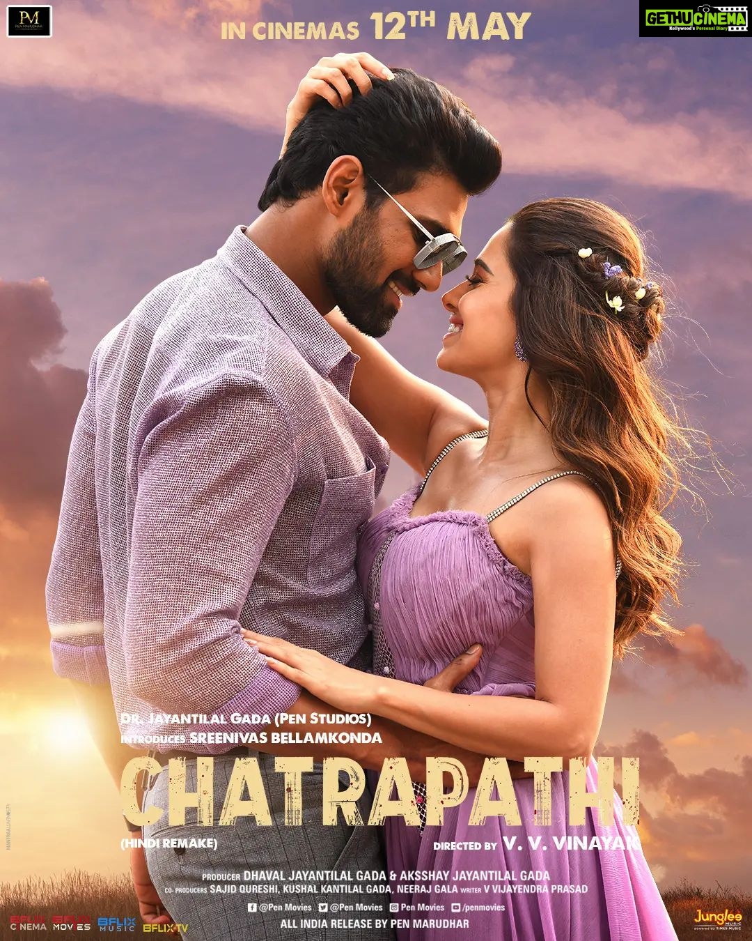 Nushrratt Bharuccha Instagram - It’s almost time to witness the romantic tale of Shiva and Sapna 💗 #Chatrapathi and his action-packed love story is coming to you IN CINEMAS THIS FRIDAY! 👊 Written by #VijayendraPrasad, directed by #VVVinayak. #Chatrapathi in cinemas on 12th May, 2023. @sreenivasbellamkonda @bhagyashree.online @sharadkelkar @jayantilalgadaofficial @penmovies #PenStudios #PenMarudhar @tanishk_bagchi @timesmusichub @karansinghchhabra @sahilvaid24 #ChatrapathiOnMay12th #SreenivasBellamkonda #BellamkondaSreenivas #BellamkondaSrinivas #Bss9 #NushrrattBharuchha #Nushrat #Nushrratt