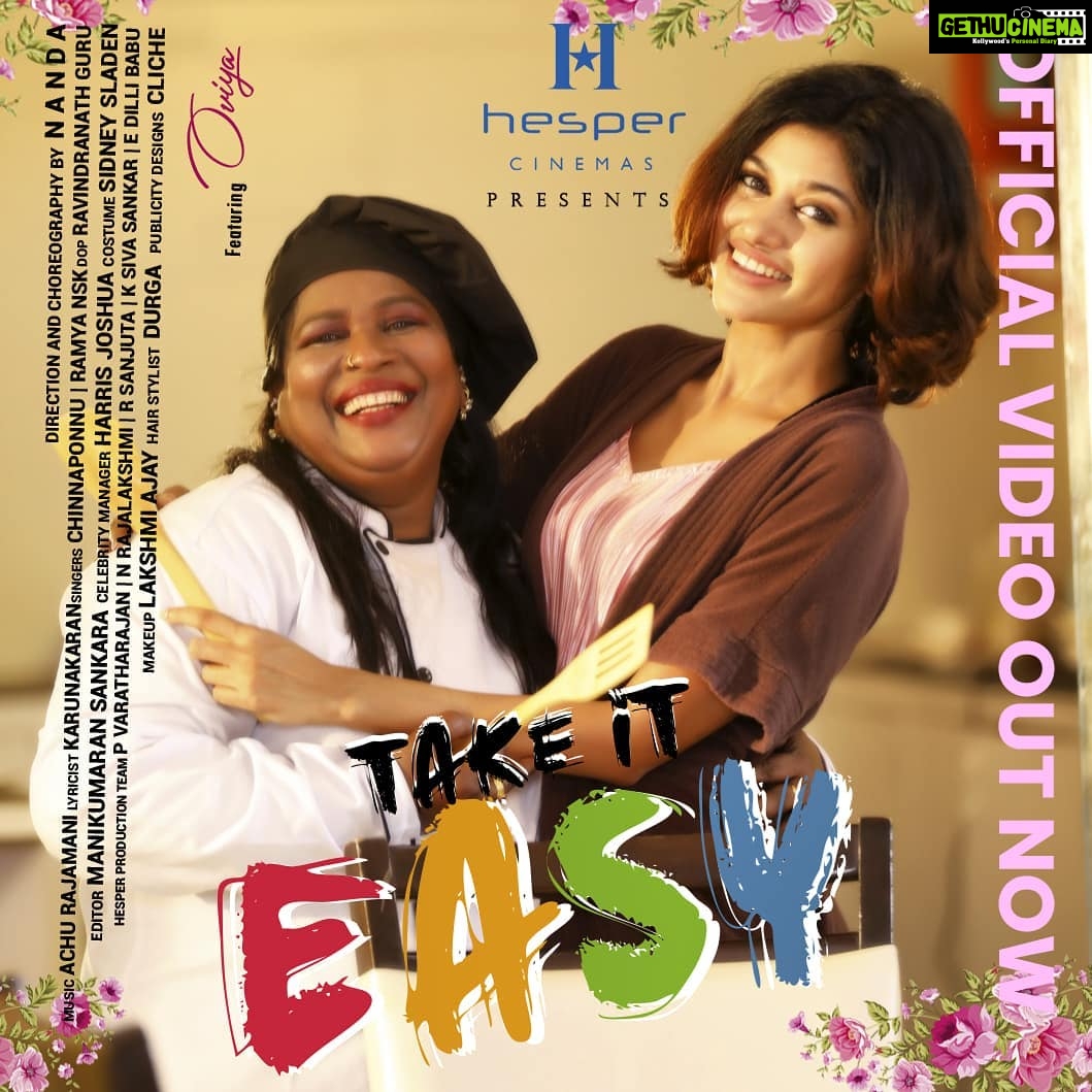 Oviya Instagram - Life is Short, Take it Easy Mamey π https://youtu.be/sVcd4H6cXJo Direction @nanda_offl Music @achu_rajamani Lyrics @lyricistkarunakaran Singers @singerchinnaponnukumar @ramyansk DOP @ravindranathguru_revan Celebrity Manager @harris_joshua8 Editing @mani_kumaran Costume @sidneysladen Produced by @hesper_cinemas @hesper_group Production Team @makeupwithhappiness @sanju_sparo MUA @lakshmiajay_makeupartistry @durga_hair_stylist Publicity Designs @cliche_media Digital partner@divomovies Special Appearance @akshaya.kimmy @shankareshkumar @vishnukanth.hero Youtube Channel: Hesper Cinemas