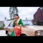 Pallavi Gowda Instagram - 💚❤️💚 MUA : @harshithareddy_artistry Hairdo : @artistryby_kavya Saree : @samyakkclothing Outfit designer : @chaithra_mohan_reddy Jewellery : @aabushanjewellery1941 P.C. : @pixasstudios Location : @__thebeginning__