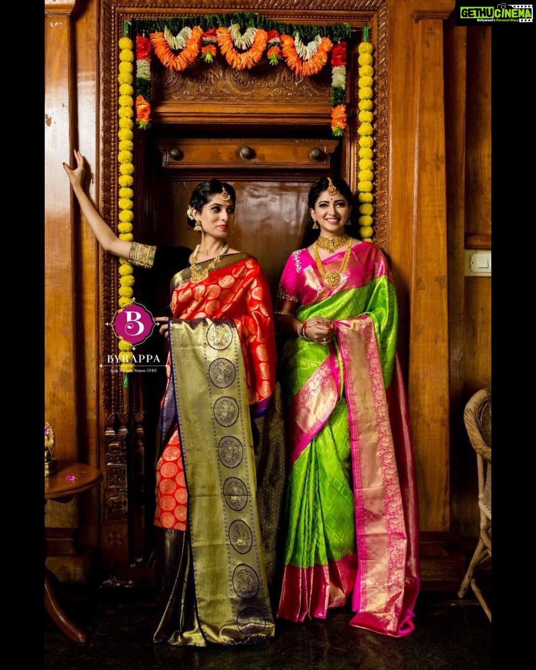 Pallavi Gowda Instagram - BYRAPPA SILKS P.C. : @pkstudiophotography Saree : @byrappasilk Jewellery : @dnjewelleryhouse Byrappa Silk