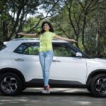 Pallavi Gowda Instagram – People get an adrenaline rush when they do something exciting. It varies from person to person. I had it today when I drove the Venue iMT. It has sporty exterior looks, stylish interiors, loads of space, and more importantly, it is a connected car. While I was driving this car I was #Leftfree.

This festive season rush to your nearest Hyundai dealer and join the #Leftfree revolution.

#HyundaiIndia, #HyundaiVenue. 
@HyundaiIndia @BlueHyundai.