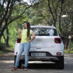Pallavi Gowda Instagram - People get an adrenaline rush when they do something exciting. It varies from person to person. I had it today when I drove the Venue iMT. It has sporty exterior looks, stylish interiors, loads of space, and more importantly, it is a connected car. While I was driving this car I was #Leftfree. This festive season rush to your nearest Hyundai dealer and join the #Leftfree revolution. #HyundaiIndia, #HyundaiVenue. @HyundaiIndia @BlueHyundai.