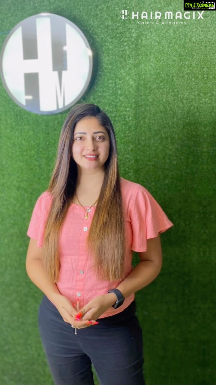 Pallavi Gowda Instagram - Weekend ready with perfect hair spa by @hairmagixsalonhsr 💫 Featuring gorgeous @pallavi_gowda_official in the frame! Now get stronger, healthier hair with #BCBonacure Peptide Repair Rescue regime, that reduces hair breakage while improving elasticity and bounce. -Strengthens Hair -Peptide Repair Technology -Reverses Hair Damage -Reduces Breakage Book your hair spa & color appointment now @hairmagixsalonhsr #hairspa #haircolorist #hairstylist #hairstylesforgirls #hairstylesforwomen #hairspiration #haircolors