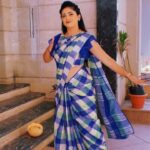 Pallavi Gowda Instagram - Clearing my draft 😁 #Saree