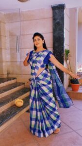 Pallavi Gowda Instagram - Clearing my draft 😁
#Saree