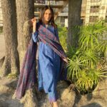 Pankhuri Awasthy Rode Instagram - Just two cuties (me & you) looking at each other 💙🥰🤪 Wearing - @beige.india ❣️ . . . #love #weekendvibes #light #puns #actor #indianoutfit