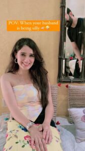 Pankhuri Awasthy Rode Instagram - A flashback today to show you how @rodegautam loves to make me laugh when i’m trying to film something serious 🤗🤪🥰

.
.
.
#reels #couplegoals #funny #prank #husband #actors #reelitfeelit