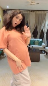 Pankhuri Awasthy Rode Instagram - When you want to do the dance reels but that also means that you’re gonna be on the couch for the next few hours 😅😓 #pregnancylife #thestruggleisreal