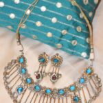 Pankhuri Awasthy Rode Instagram - The Neelam necklace is more than just a piece of jewellry - it's a masterpiece that embodies the beauty and sophistication of Indian craftsmanship. It is a true work of art, with its intricate design and exquisite gemstones that shine and sparkle with every movement. Beyond its aesthetic beauty, it also holds deep cultural significance, representing the wisdom, truth, and sincerity that are at the heart of Indian culture.