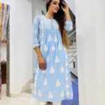 Parul Chauhan Instagram - Life isn’t perfect, but your Kurti can be.❤️❤️❤️❤️❤️ Wearing @chikankariaura Thank u so much this beautiful kurti n pant 😍😍😍😍
