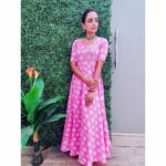 Parul Chauhan Instagram - Thank u @aurea.in for this beautiful peacock choker set Pink long Frock Style Kurti With Plazo ❤️ Thank u so much @labelgrowease Guys plz follow them n get more amazing stuff ❤️😘😘❤️😘❤️😘❤️😘
