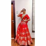 Parul Chauhan Instagram - I wore this Banarasi lehenga for my event from MAATRIZ ATELIER’s “BANARASIYA” collection.... Wardrobe- @maatriz_studio 📸📸@maneeshaojha Thnk u soo much @zeel_agarwal love u baby ❤️❤️❤️❤️❤️❤️❤️❤️❤️❤️