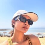 Patralekha Instagram - #Deadsea This sea is unforgiving. One has to be kind as you get in the water. I lost balance and gulped a little water and I literally chocked.. The salt hits so bad. It’s been couple of hours since and my throat still hurts.. That mountain range is #jersualem ❤️ P.S this photo was taken just before I fell :/