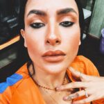 Pavitra Punia Instagram - Make up always on point… everyday is a fashion show for me and I make it like a stylised runway… #bangkokthailand #pavvitrapunia #travel #fashion #style and my supermodel vibe 🧡🫶🏻🧿