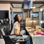 Pavitra Punia Instagram - Vanity diaries . Two days of non stop shoot. 48 hours + different projects + need for sleep + concentration alert + style not to be compromised = #pavvitrapunia 🌸 🧿 🌿