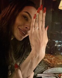 Pavitra Punia Instagram - Baby, if we keep waiting for the right time , 
It’s never gonna be, 
I promise you my best, 
Will you marry me ? 
.
She said “ yes “ .
..
.
.
#eijazkhan #pavvitrapunia #taken #official #❤️ 03/10/22