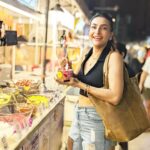 Pavitra Punia Instagram - Photo dump : every click is about eating 🍽️ check it out👇🏻 Bangkok( jodds fair) — Uttarakhand ( @paatlidun.safari.lodge ) — BKC ( @yauatchamumbai ) — indigo — Opa kipos @opa.mumbai — glocaljunction #eijazkhan #pavitraapuniya #pavitrapunia
